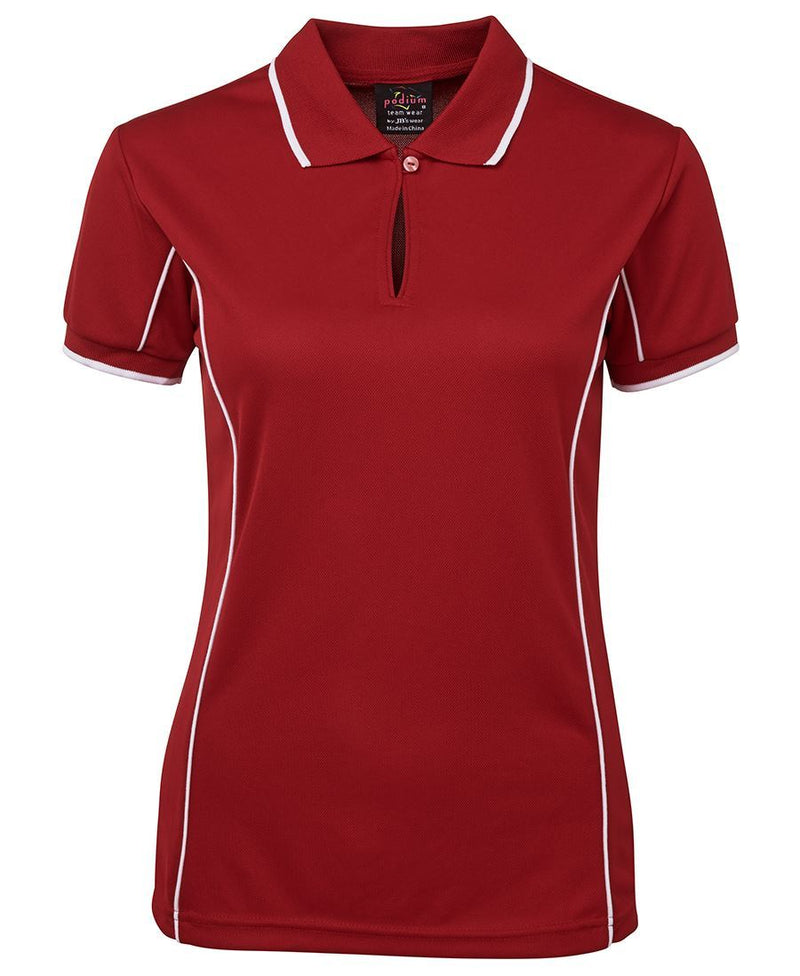 Dk Red/White