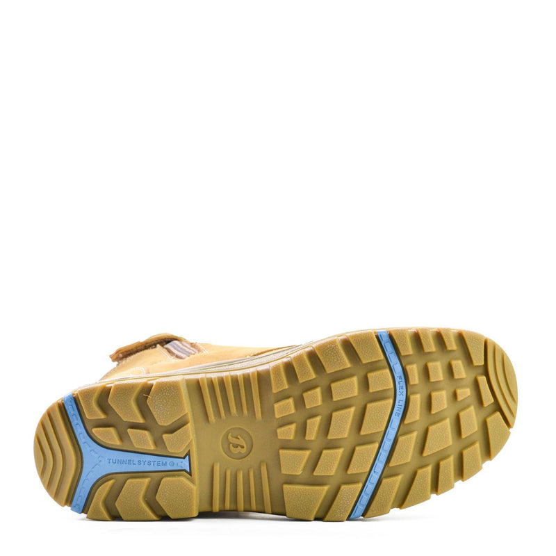 Bata Industrials Defender Zip Sided Wheat Industrial Safety Boot 804.80851