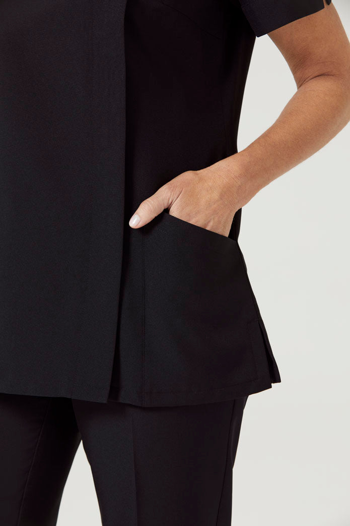 NNT CATUFL HELIX DRY ASYMMETRIC FRONT TUNIC LADIES pocket