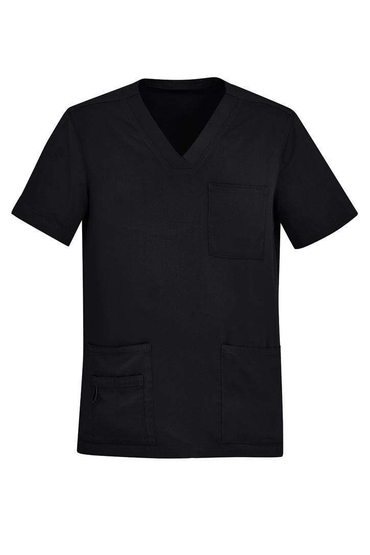 V-Neck Scrub Top Mens