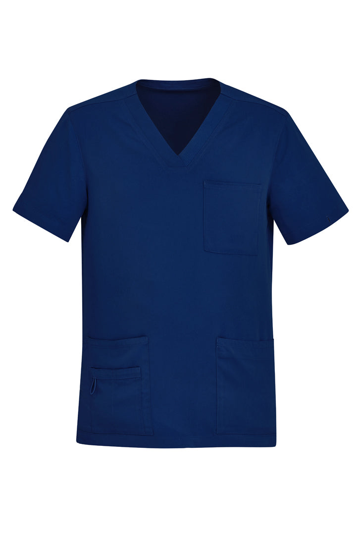V-Neck Scrub Top Mens