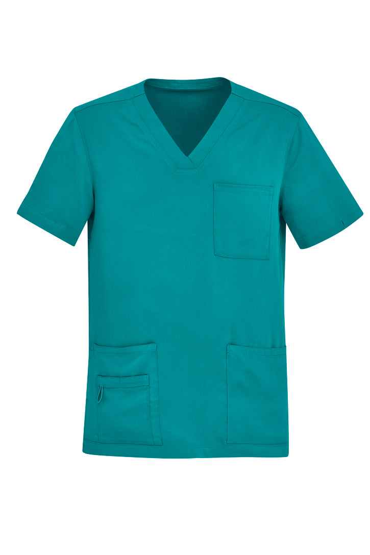 V-Neck Scrub Top Mens
