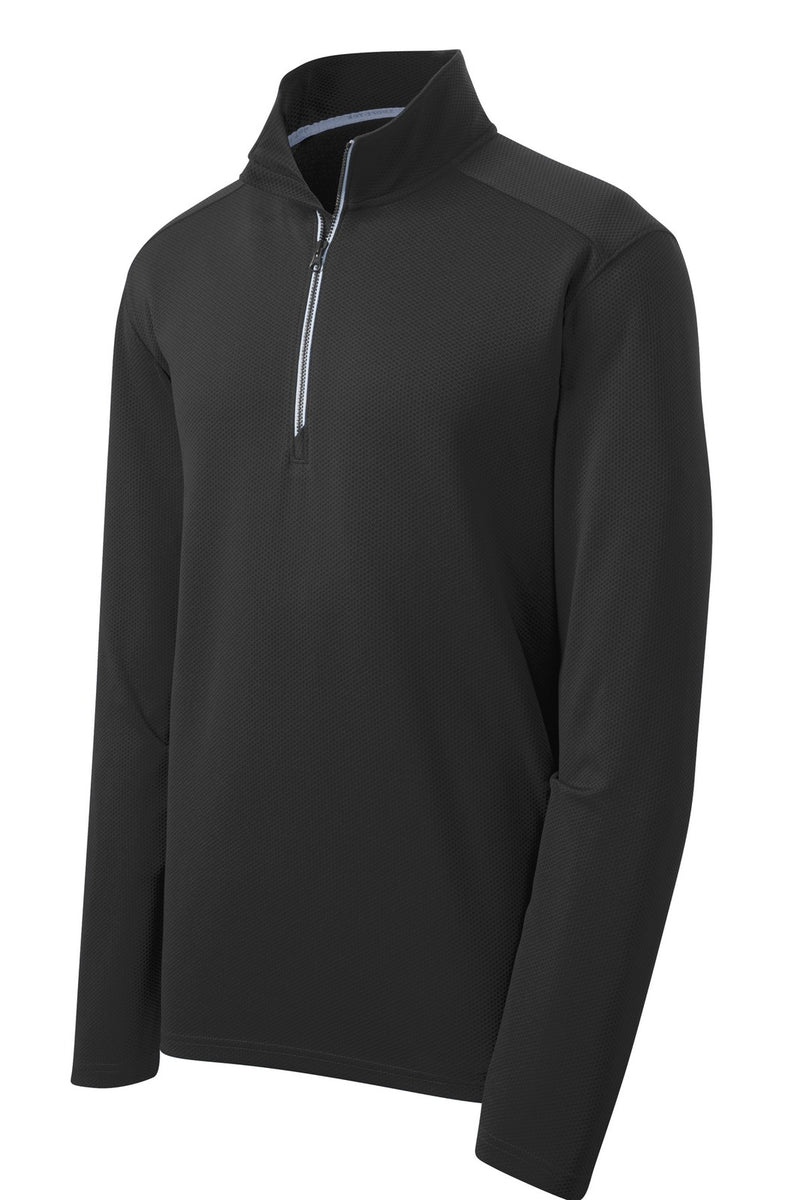 Sport-Tek Sport-Wick Textured 1/4-Zip Pullover