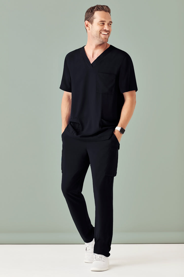Biz Collection CST945MS V-Neck Scrub Top Mens_1