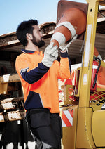 Syzmik Workwear ZH238 Hi Vis Squad Long Sleeve Polo Mens