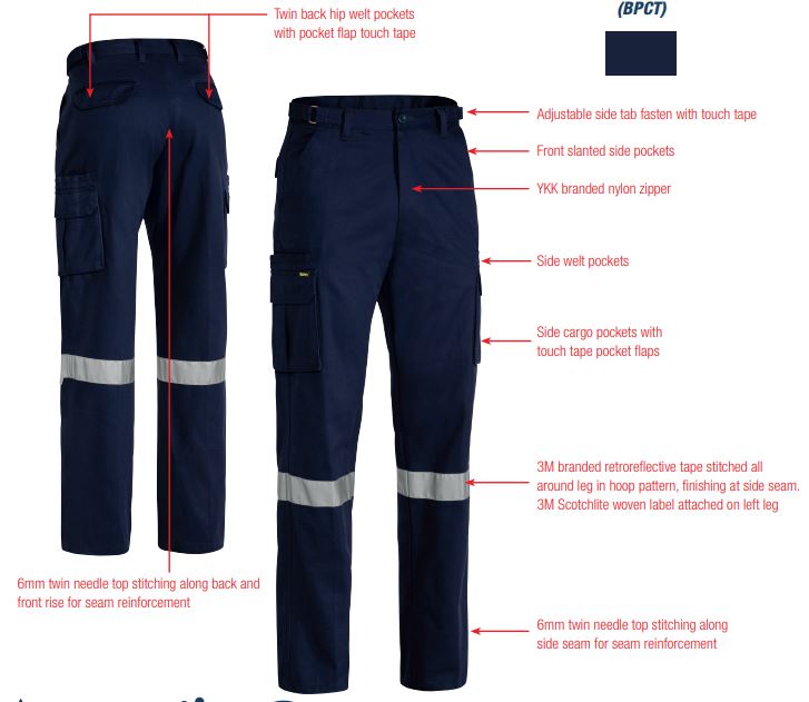 3M Taped 8 Pocket Cargo Pant