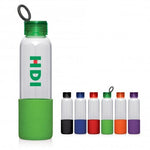 600ML GLASS DRINK BOTTLE - with 1 Colour print