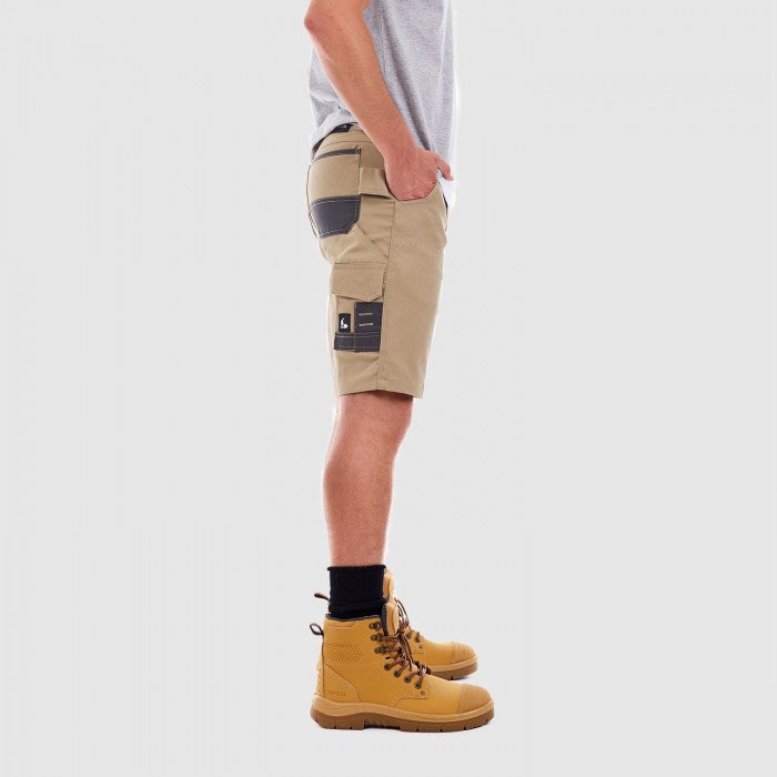 Tradie Slim Fit Cargo Shorts SIDE
