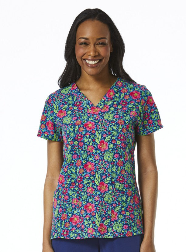 field of flowers navy