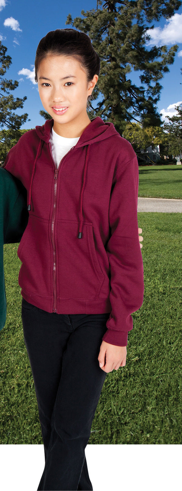 RAMO TZ66UN Zip Hoodies with Pocket Ladies/Juniors kids