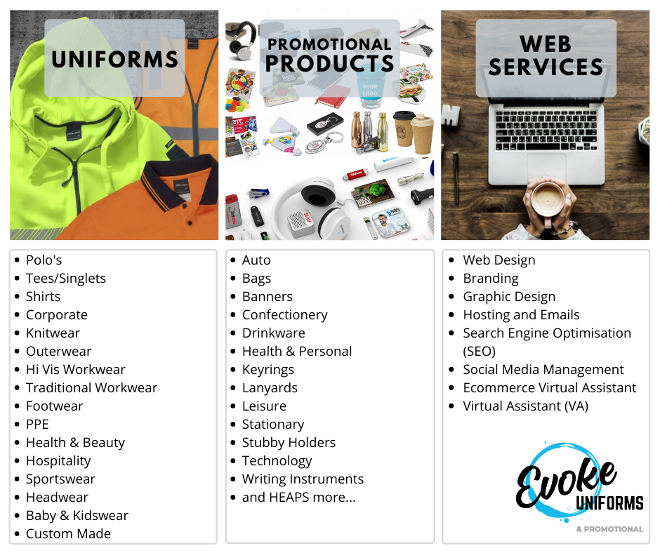 Web Services now available at Evoke Uniforms