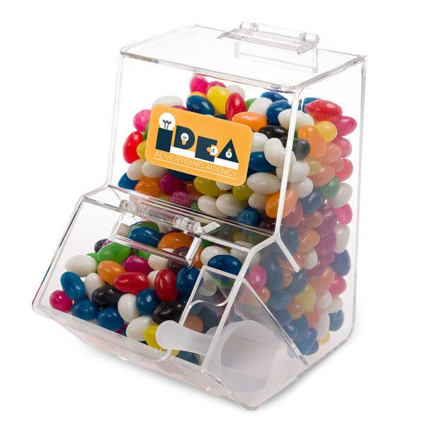 For every order of 1000 LOGOLINE Pens you will receive a free dispenser of Jelly Beans.