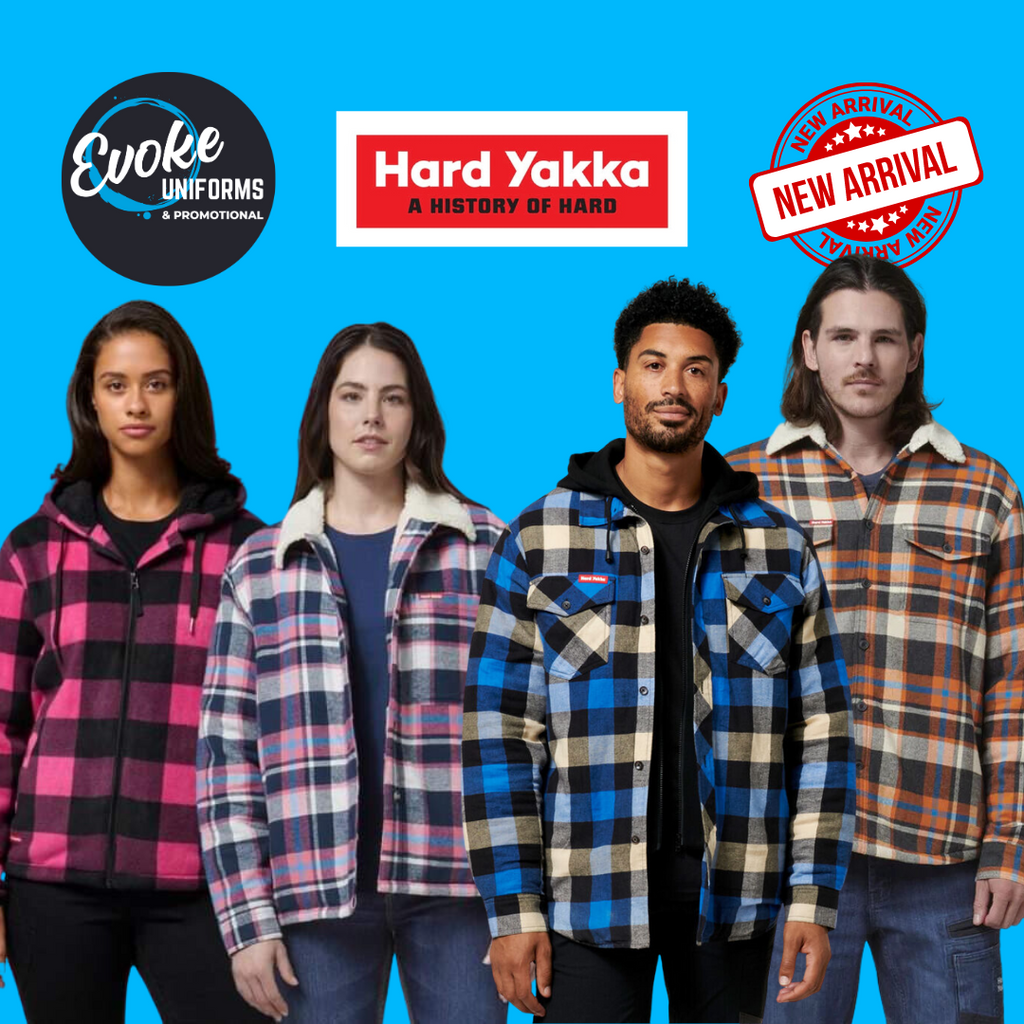 Get warm this winter with the new range of jackets from Hard Yakka...