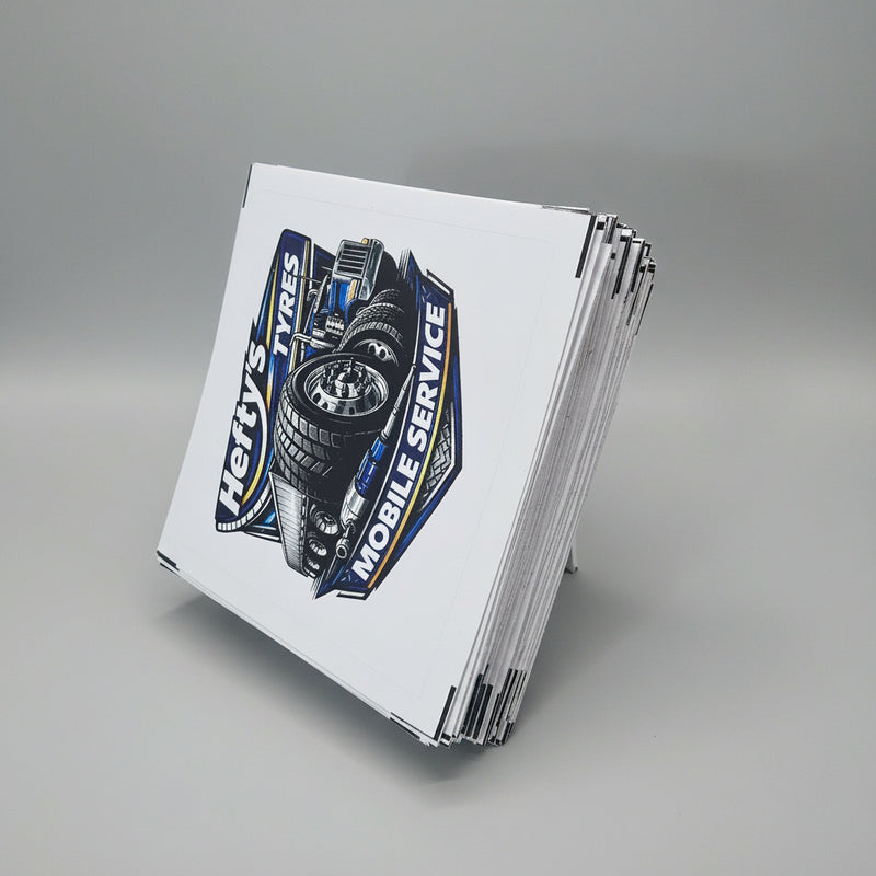 Die-Cut Stickers - 50mm (Supplied Individually Cut)