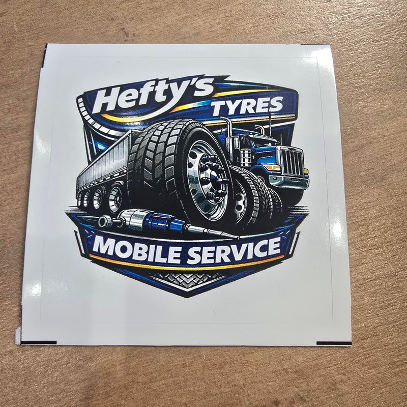 Die-Cut Stickers - 50mm (Supplied Individually Cut)