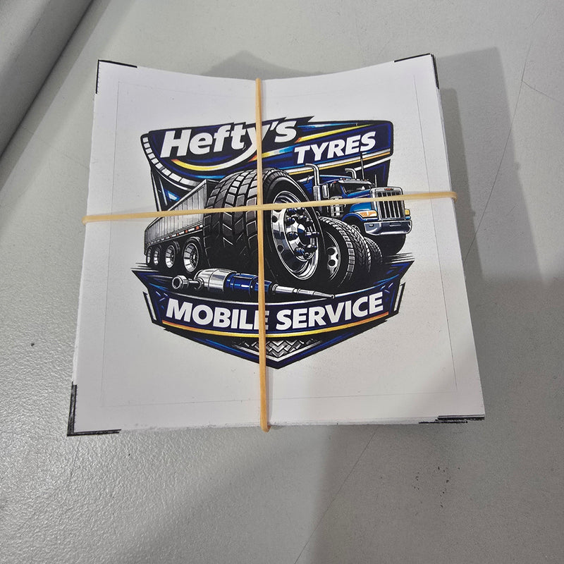 Die-Cut Stickers - 50mm (Supplied Individually Cut)