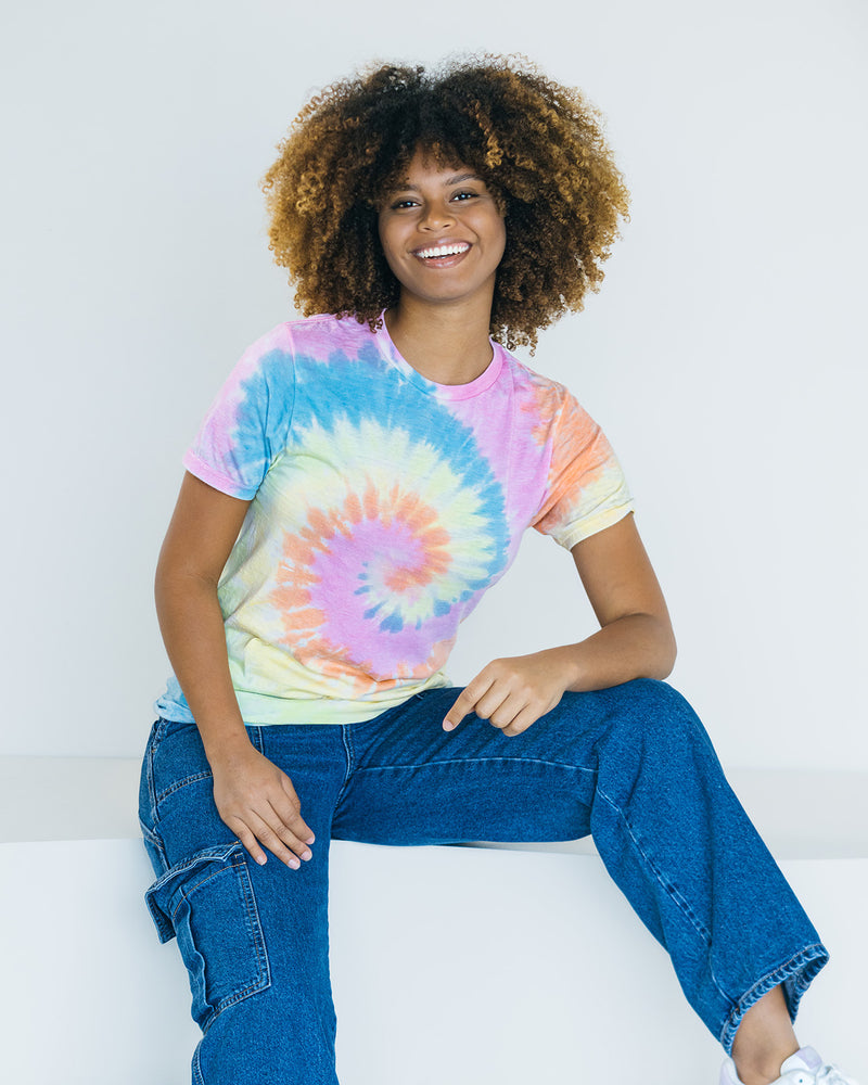 Colortone 1000 Tie Dye T-Shirt Unisex – rear view