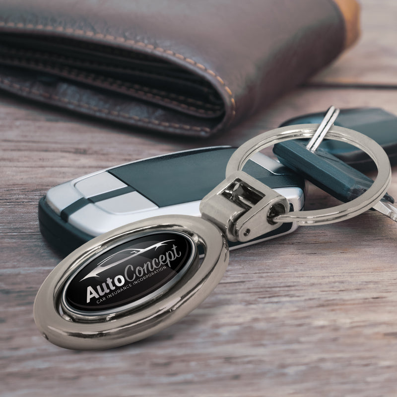 Trends 100318 Spinning Metal Key Ring – Feature
