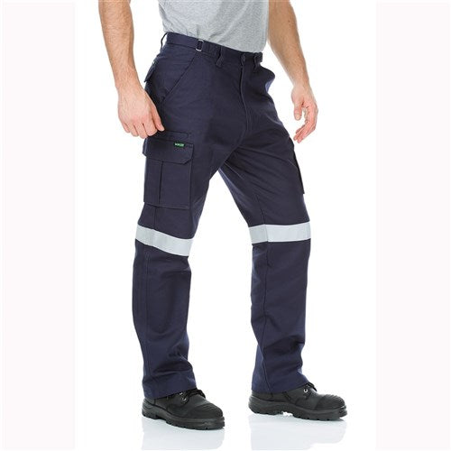 WORKIT Workwear 1003T Cotton Drill Regular Weight Multi Pocket Taped Cargo Pants