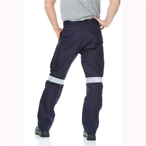 WORKIT Workwear 1003T Cotton Drill Regular Weight Multi Pocket Taped Cargo Pants 2