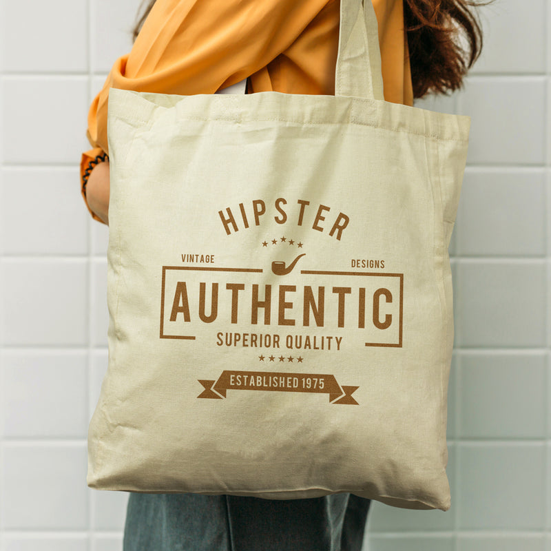Carnaby Cotton Tote Bag - with 1 colour print