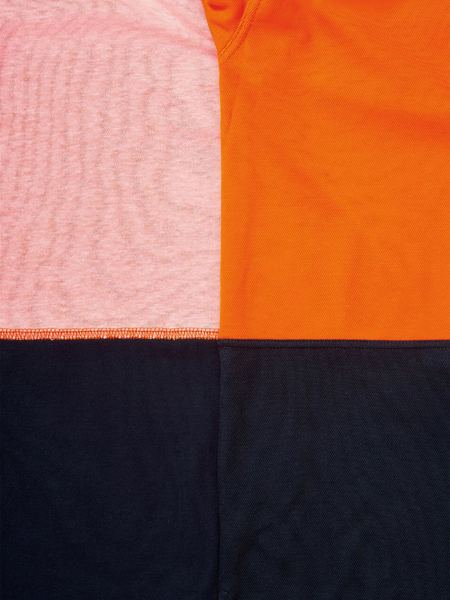 Bisley Workwear-BK6234 Two Tone Hi Vis Polo Shirt - Long Sleeve ZOOM