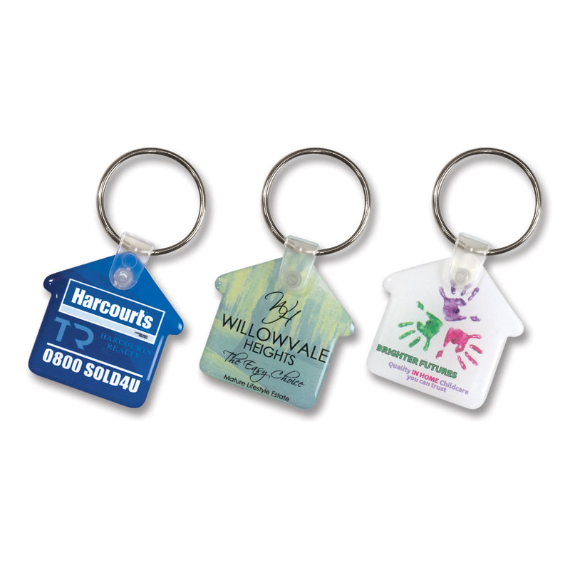 Trends 105796 Flexi Resin Key Ring - House