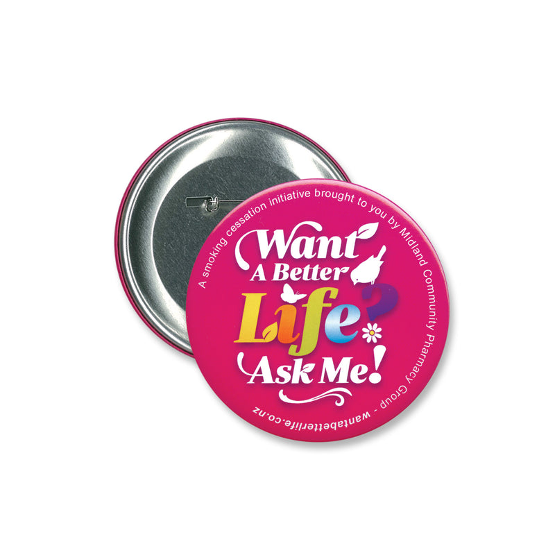 Trends 105803 Button Badge Round - 90mm