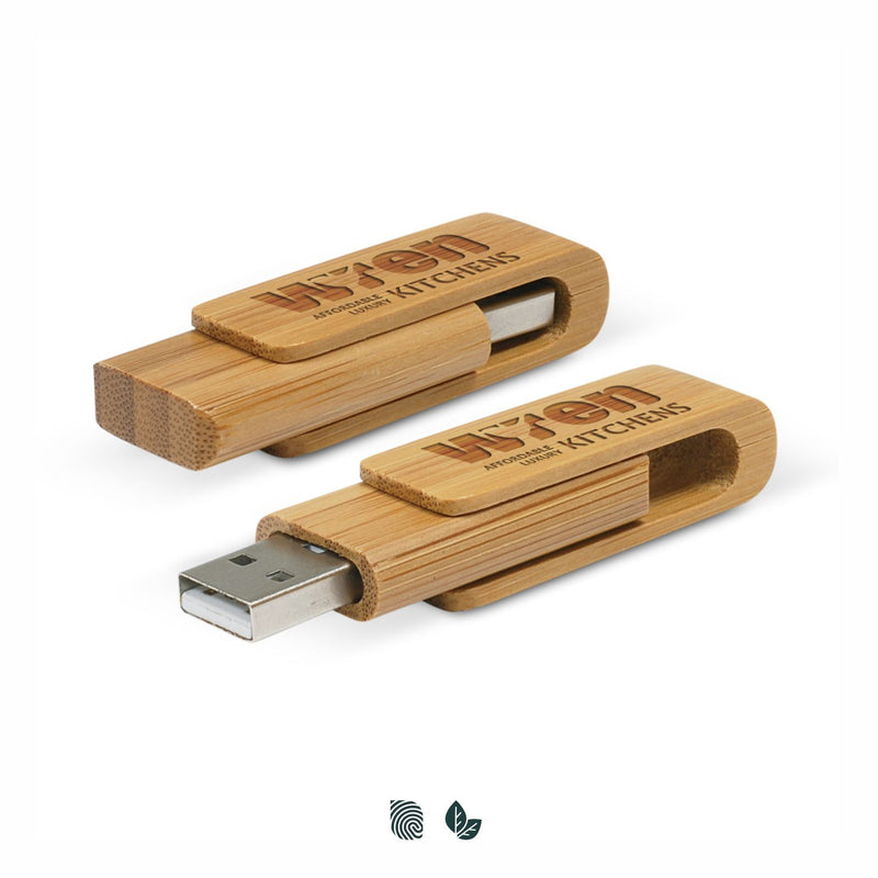 Trends 106208 Bamboo 4GB Flash Drive – Impact Aware