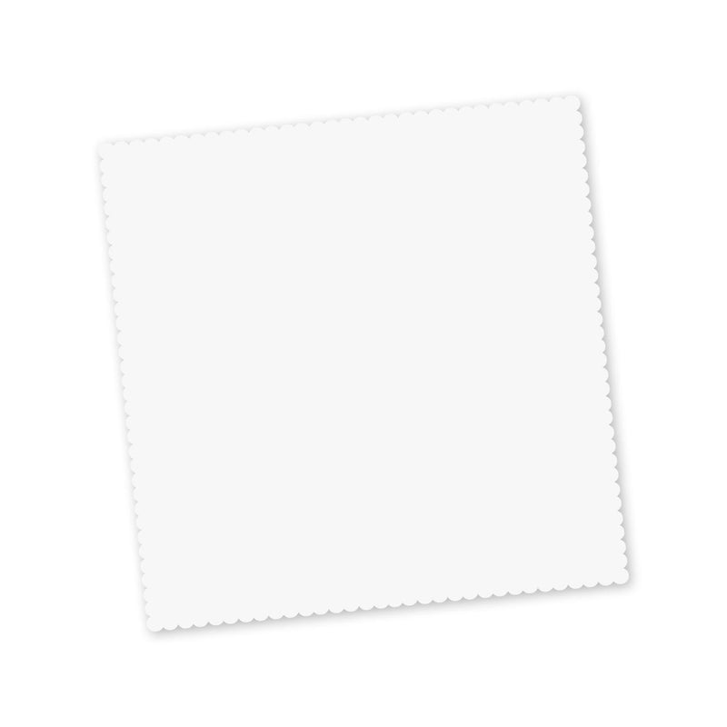 Trends 107573 Microfibre Cloth Key Ring – White