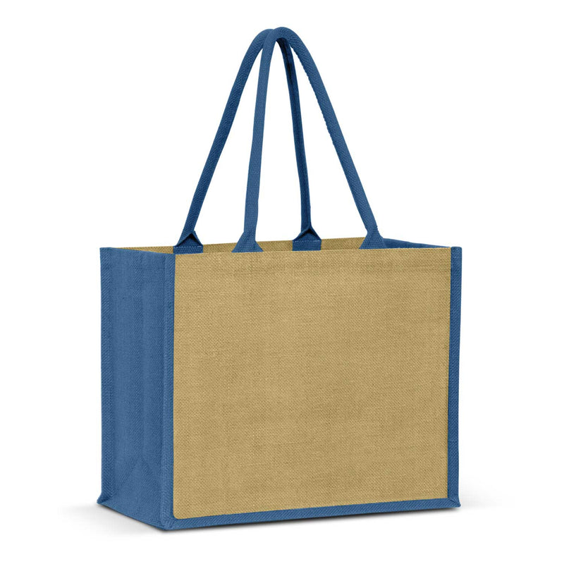 Trends 108038 Torino Jute Tote Bag – Blue