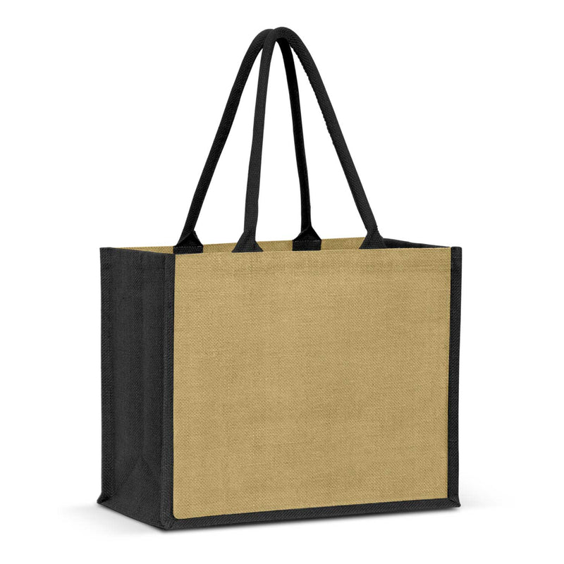 Trends 108038 Torino Jute Tote Bag – Black