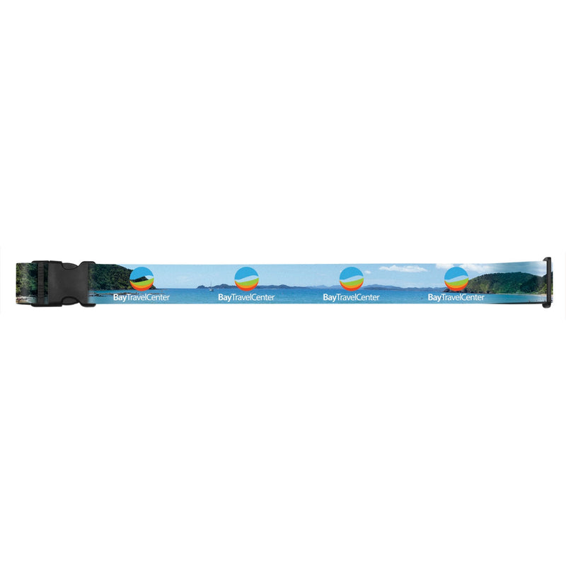 Trends 108051 Full Colour Luggage Strap – White