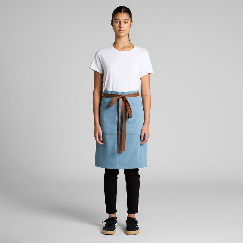 AS Colour 1085 Denim Half Apron