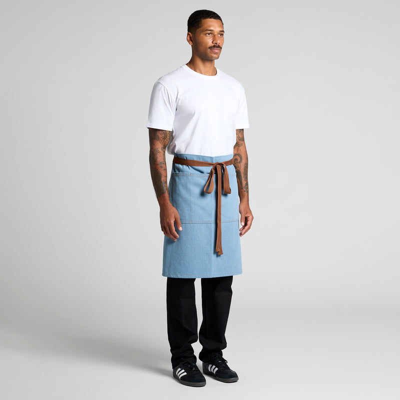 Denim Half Apron – Turn