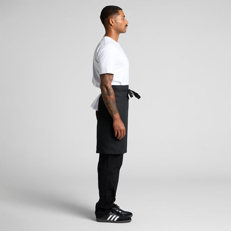Linen Half Apron – Side