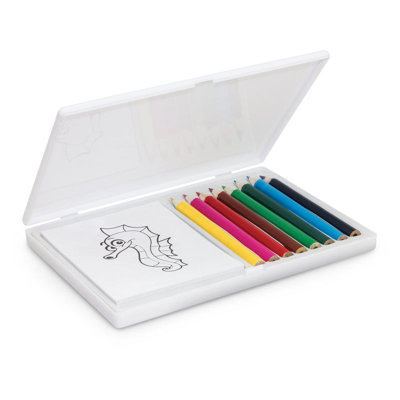 Trends 109028 Playtime Colouring Set – White