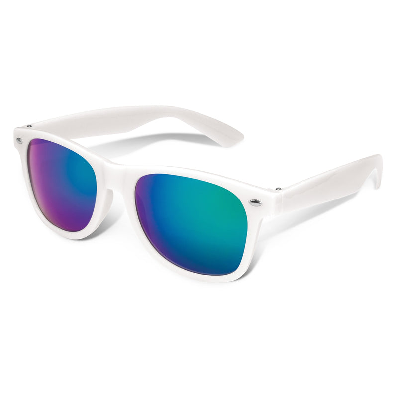 Trends 109783 Malibu Premium Sunglasses - Mirror Lens – White/Green