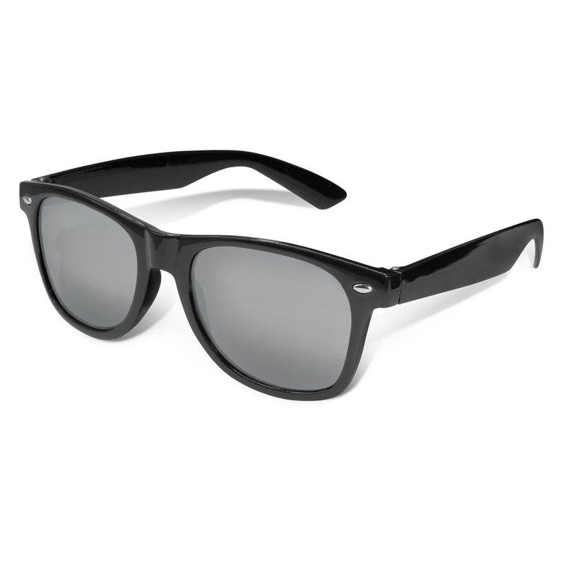 Trends 109783 Malibu Premium Sunglasses - Mirror Lens – Black/Silver