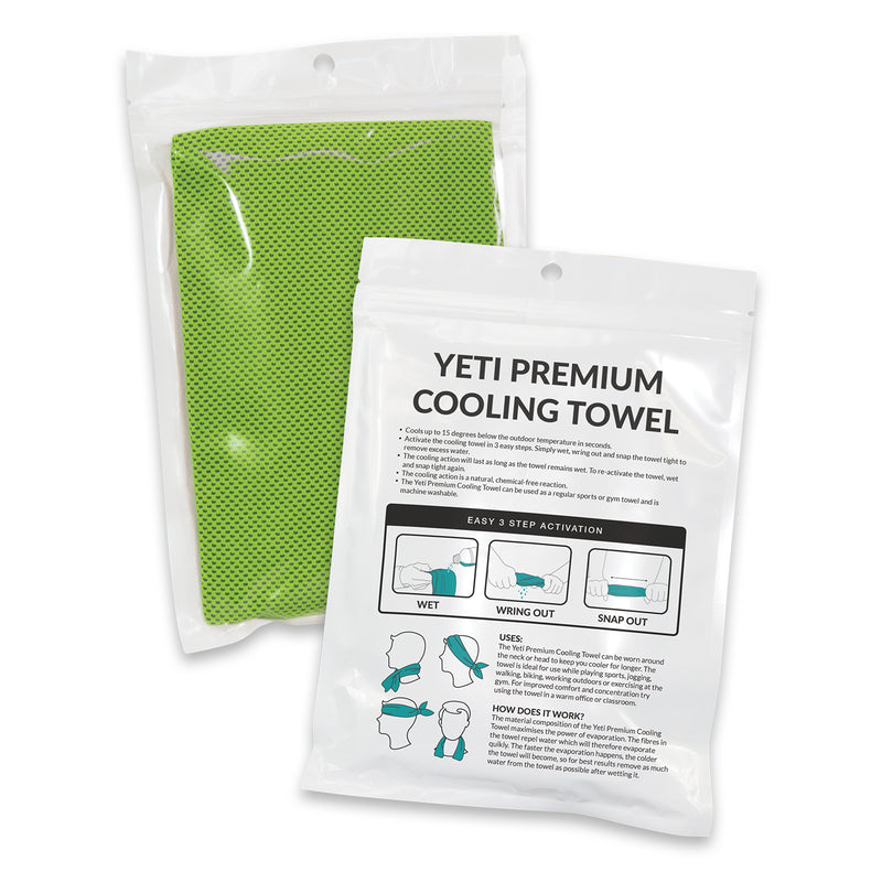Trends 110093 Yeti Premium Cooling Towel - Pouch – Packaging