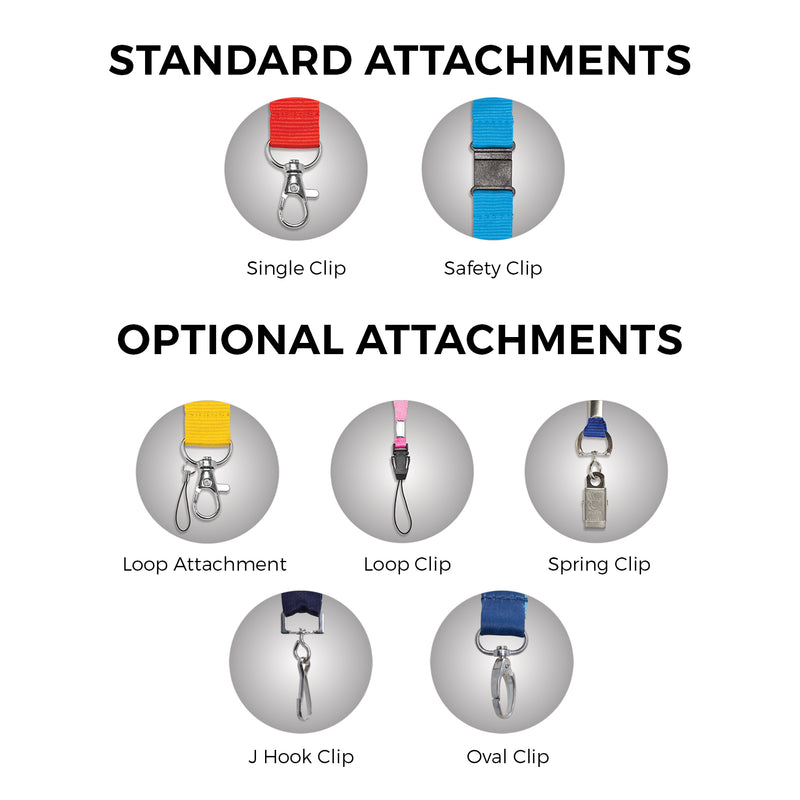 Trends 110502 Crest Lanyard – Attachments
