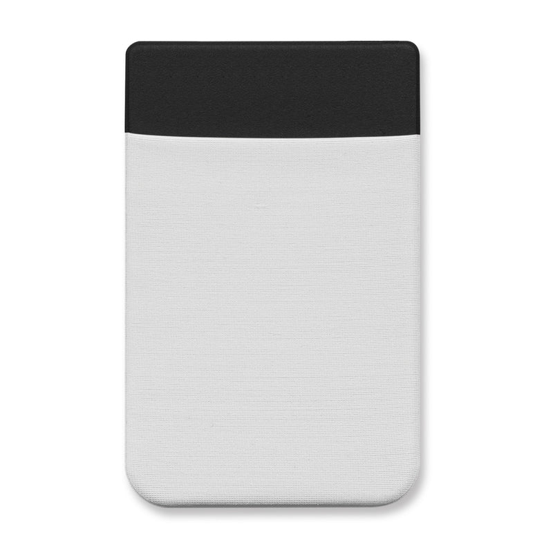 Trends 110520 Lycra Phone Wallet - Full Colour – White