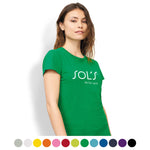 SOLS Imperial Womens T-Shirt - with 1 colour print (MOQ 10)