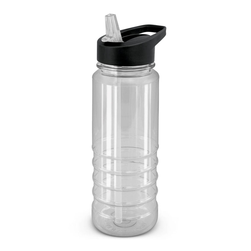 Trends 110747 Triton Bottle - Black Lid – Clear