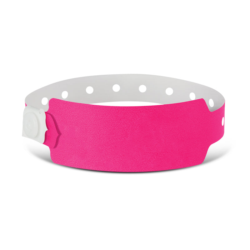 Trends 110889 Plastic Event Wrist Band – Neon Pink