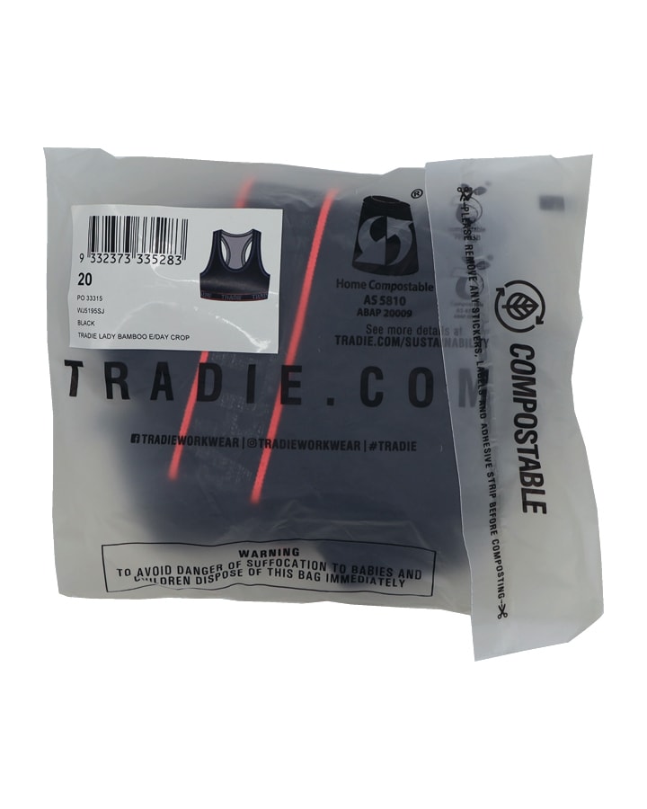 Tradie WJ5195SJ Bamboo Everyday Crop Ladies – product photo