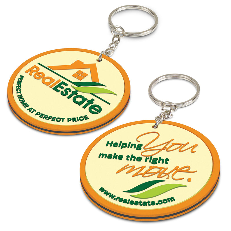 Trends 111770 PVC Key Ring Small - Both Sides Moulded