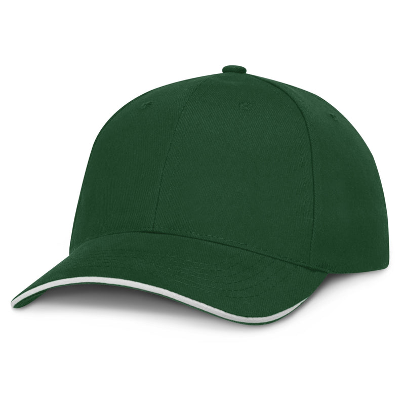 Trends 112554 Swift Cap - White Trim – Dark Green