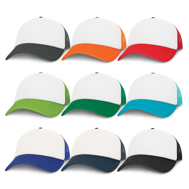 Trends 113032 Cruise Mesh Cap - White Front