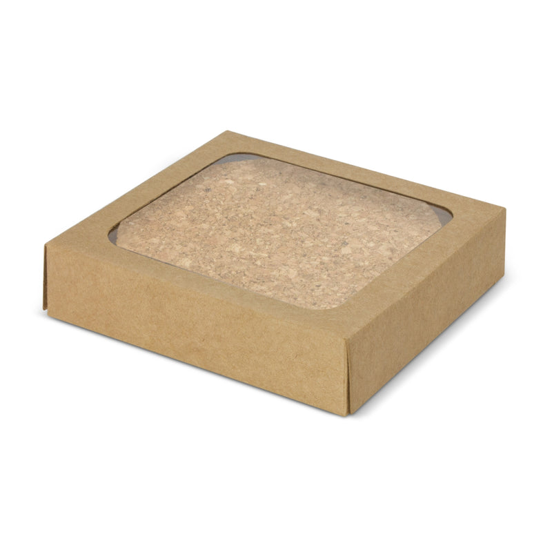 Trends 113033 Oakridge Cork Coaster Round - Set of 4 – Gift Box